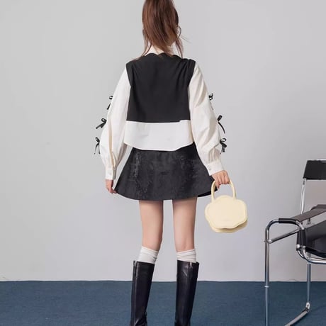 24cmShop アカデミア風シャツ+スカートの2点セット sus039