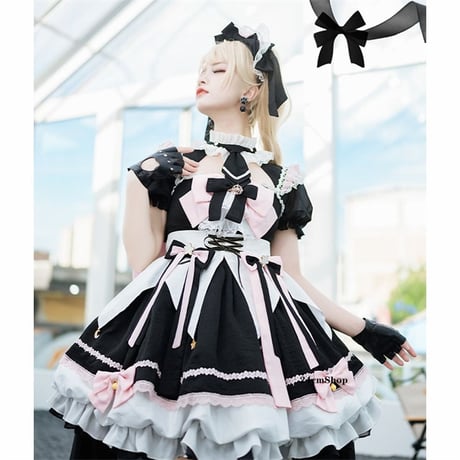 魔法少女フリルワンピースセット opf084