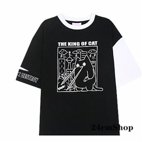 24cmshop Cat 可愛いTシャツ 1173