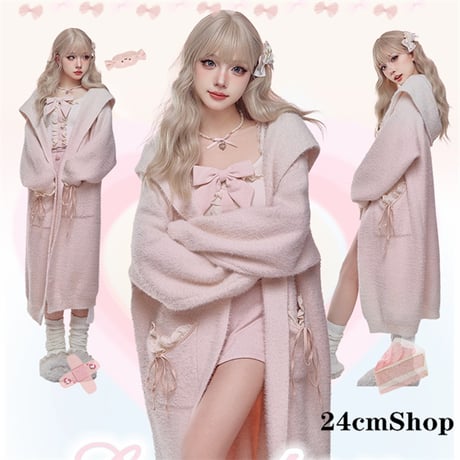 24cmShop高品質可愛いピンク系3点セット1396
