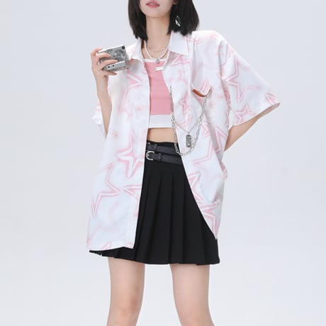 24cmShop韓国ファッションかわいい 半袖シャツcy030