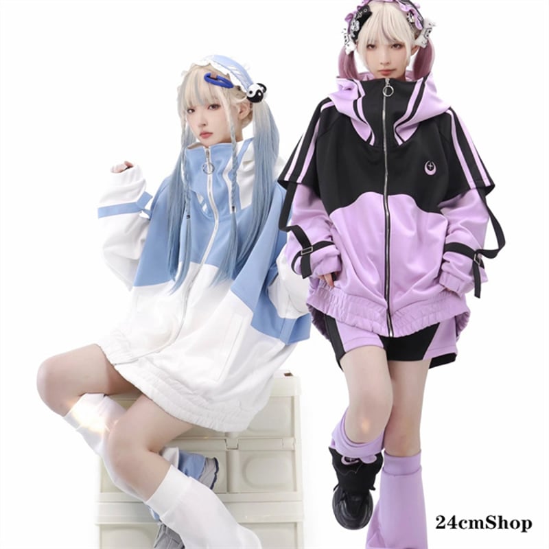 天使界隈 サブカル系 服 小物まとめ売り 天使界隈👼】サブカルチャイナ2weyジャケット wt054 | 可愛い服