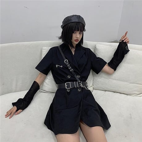 OnePiece  パンク風のブレザースカート 380