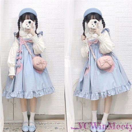 OnePiece シャツ+ロリータのスカート2点セット 614