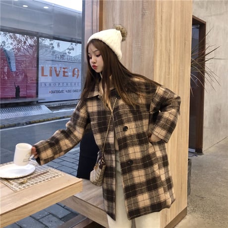 Outer チェックのコート 247