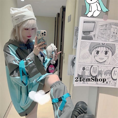 天使界隈👼可愛い長いT-シャツとレッグカバー tx007