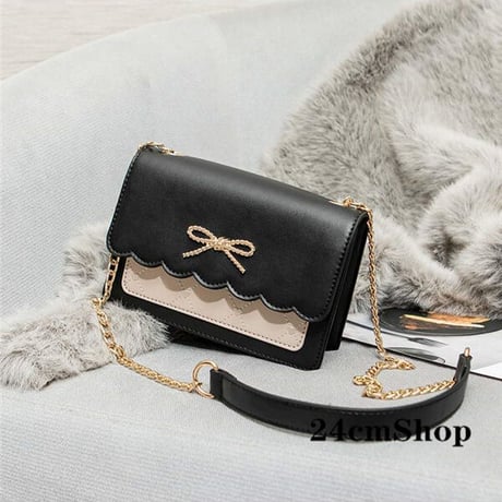 24cmShop ファッション レザー ショルダーバッグ 1184