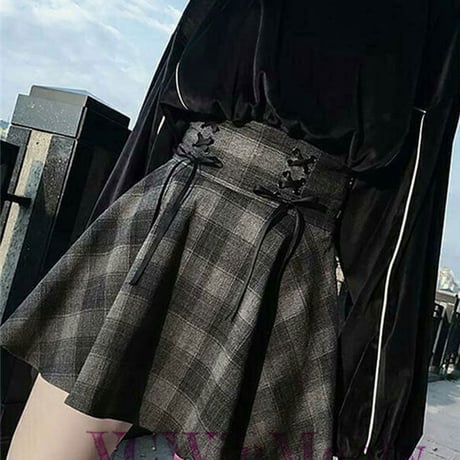 【Amazonで購入可能】24cmShop病み可愛いシャツ+スカート 297