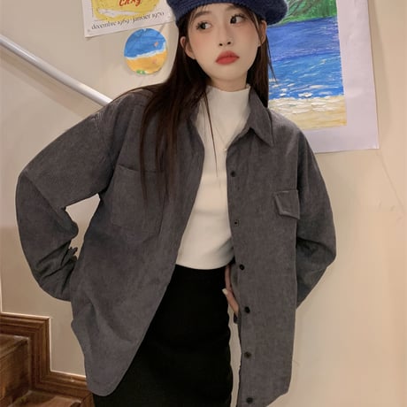 Kawaii コーデュロイ Corduroy Short Jacket  wt045