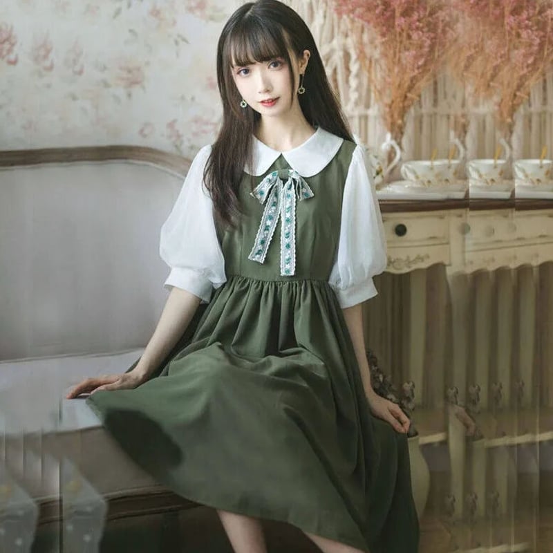 可愛い春服刺繍ワンピース 809 | 可愛い服量産型服通販24cm 可愛い春服刺繍ワンピース 809 | 可愛い服量産型服通販24cm