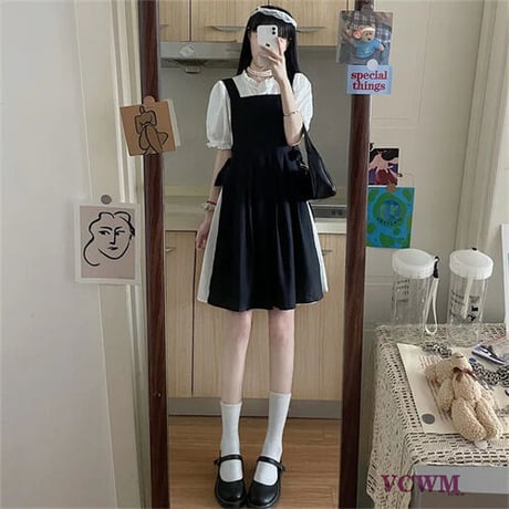 可愛い服ワンピース2点セット   925