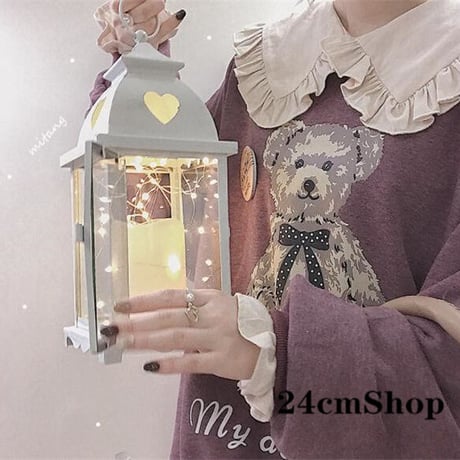 24cmshop 可愛いくまちゃんの長袖トレーナー 1143