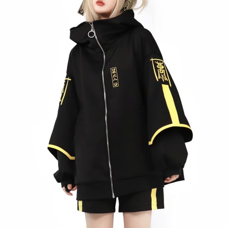 24cmShop 夜光コート+ショートパンツ+脚カバー+頭飾り4点セットsus162