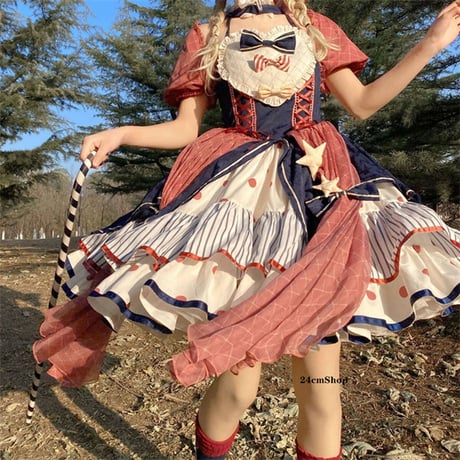 サーカースガールフリルワンピース opf064