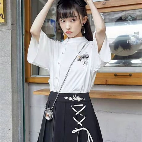 中国風女の子可愛い服 2点セット 811