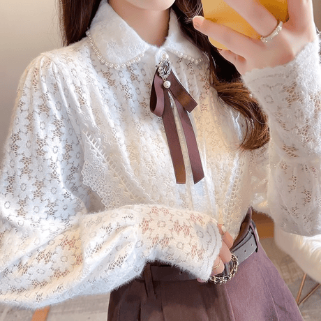 韓国服リボントップスショートパンツ 789