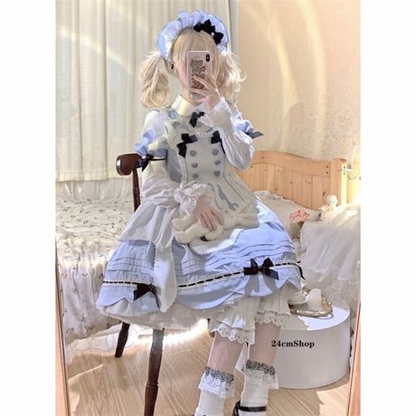 ハニーメイドフリルロリータワンピース opf100