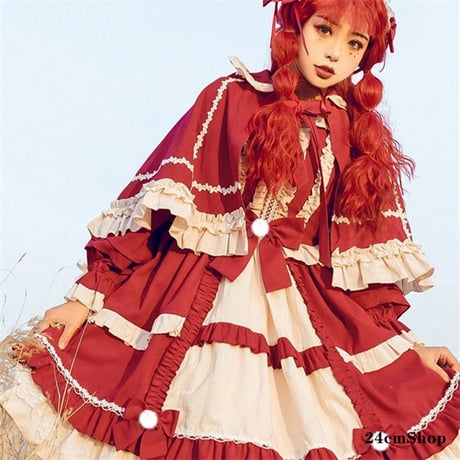 24cmShopプリンセスフリルロリータドレス opf009