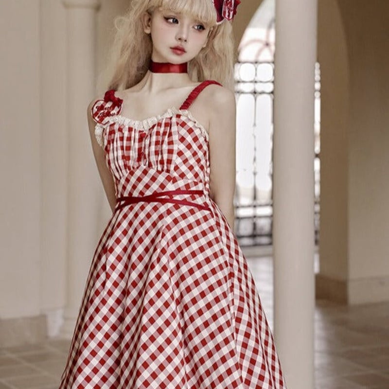リベットアメリカンレトロサスペンダードレス 1360 | 可愛い服