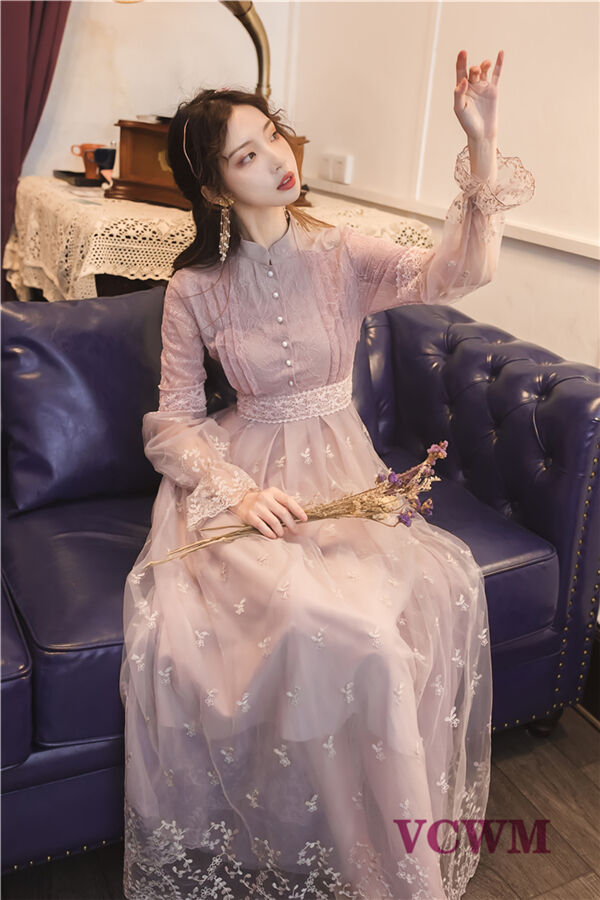 フラワーチュールレースワンピース 1058 | 可愛い服量産型服通販24cm
