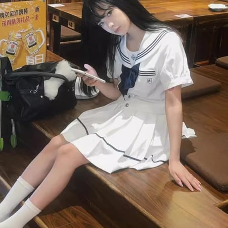 韓国ファッションかわいいブラウス +スカート2点セットsus160