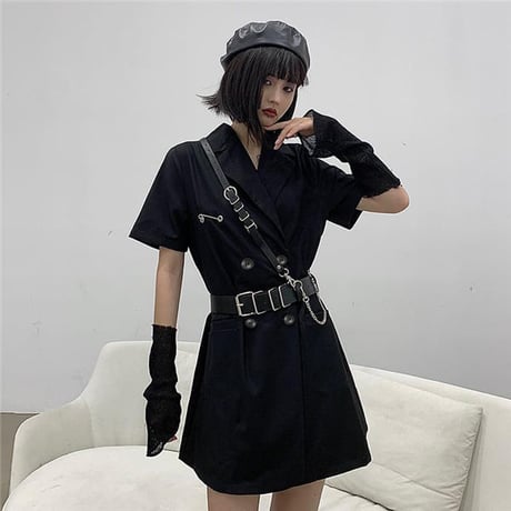 OnePiece  パンク風のブレザースカート 380
