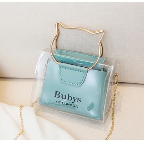 Bags 透明な猫耳のハンドバッグ 376