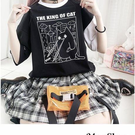 24cmshop Cat 可愛いTシャツ 1173