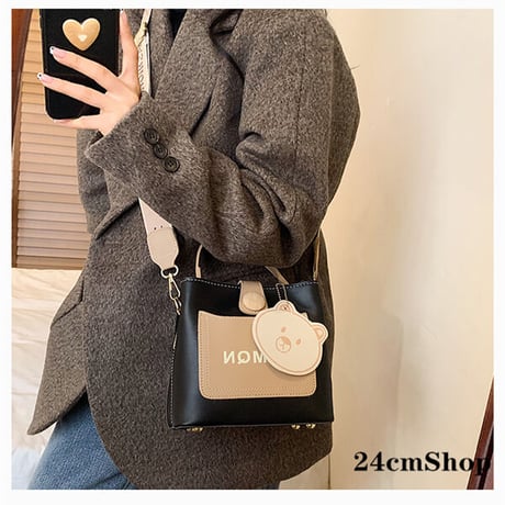 24cmShopファッション レザー ショルダーバッグ 1343