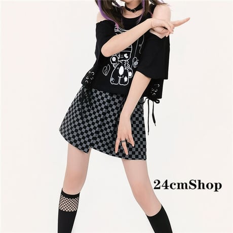 24cmShop アームカットプリントフーディープルオーバー 1188