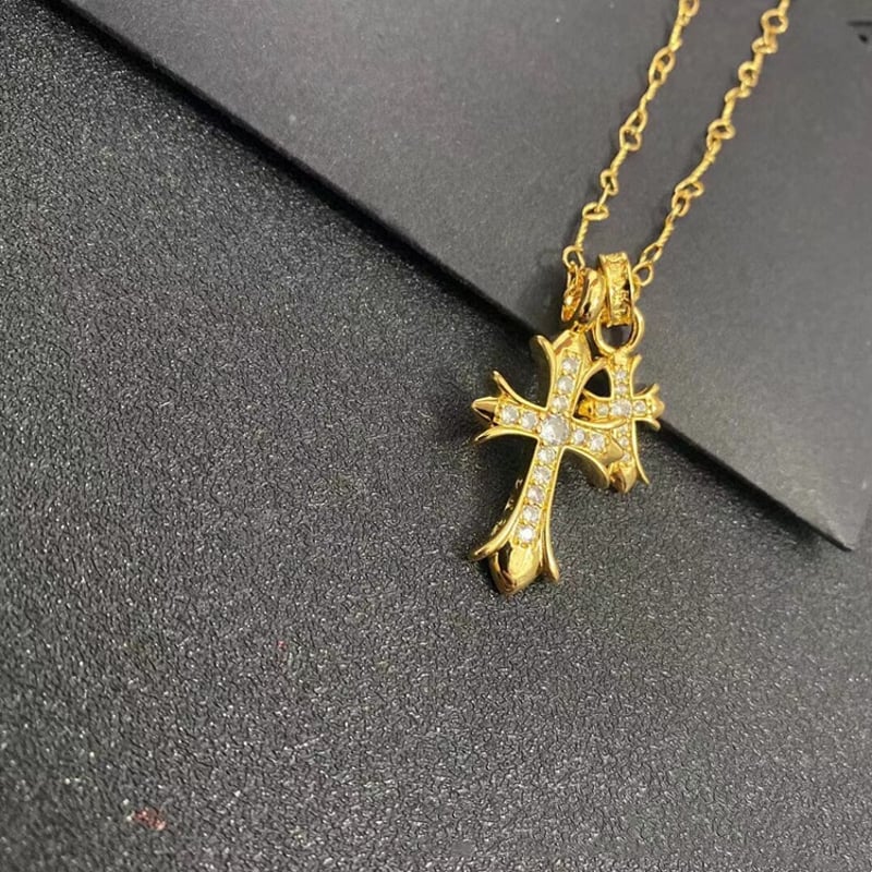 クロムハーツ ネックレス クロムハーツハートペンダントwithプレーンベイル(ネックレス