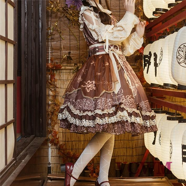 クロスショルダー ウエストマークリボンドレス 1044 | 可愛い服