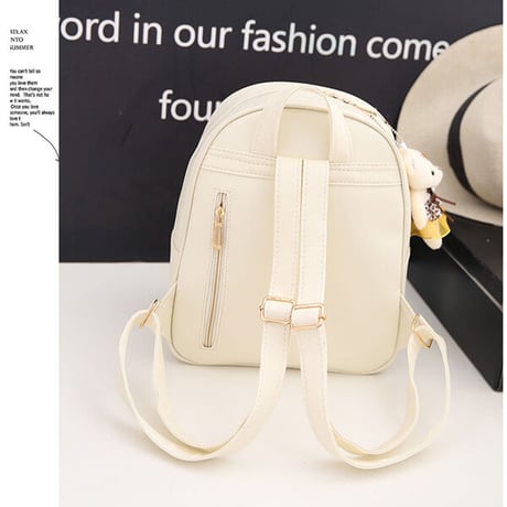 ベアチャームリュック＋ラウンドポシェット＋パスケースセット 982