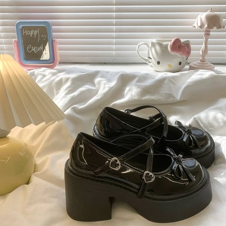 厚底 レディース ショートシューズ　sh114