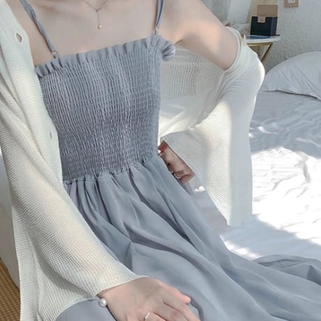 韓国ファッションワンピース2点セットsus133