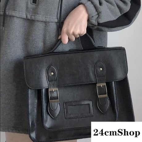 24cmShopレザー調3wayサッチェルバッグ109