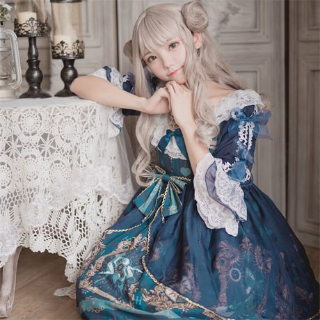 ワンピース ロリータ森ガール ワンピース ゴ  729