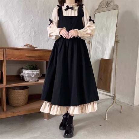 24cmShop ファッション かわいいワンピース2点セットops114