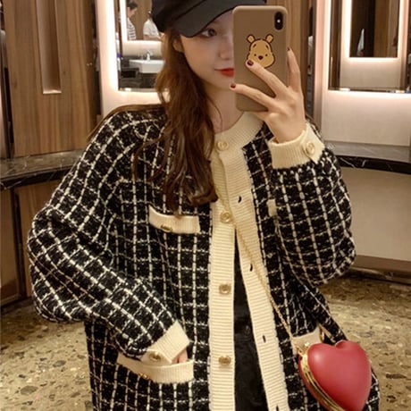 24cmShop 韓国ファッションチェックのコート  241