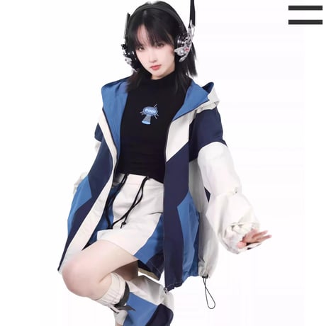 24cmShop ゆとりカジュアルニュートラル機械未来感スーツ4点セットsuf049