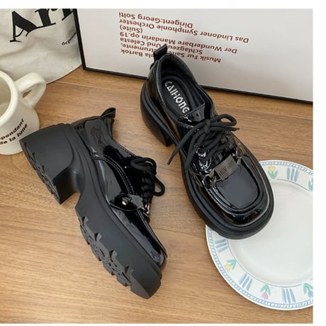 24cmShop ミラーPU厚底ストラップシューズ sh005