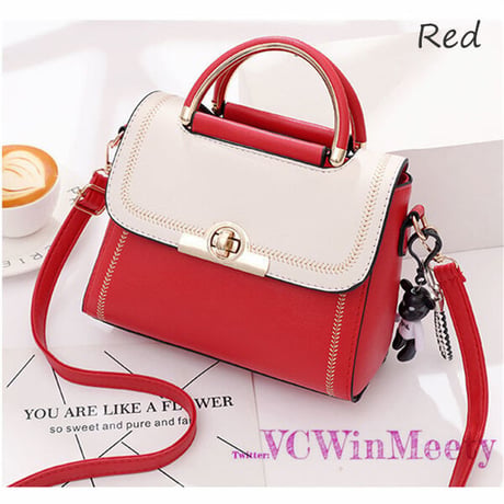 Bags ツインカラー バックル バッグ 594