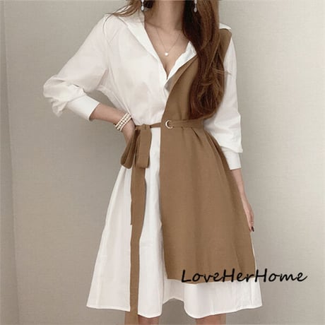 24cmShop ファッション 2色ワンピース 019