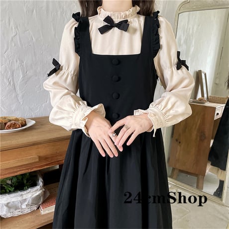 24cmShop かわいいワンピース2点セット1419