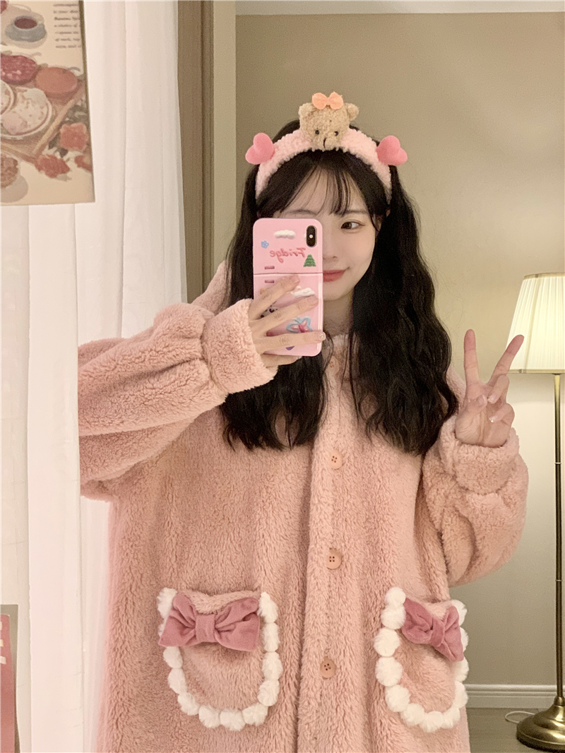 専用　モコモコ様 可愛いモコモコパジャマピンク sl013 | 可愛い服量産型服通販