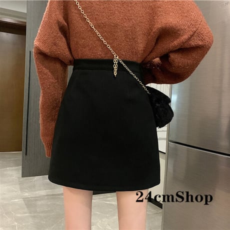 24cmshop  アシンメトリーリボンスカート 1132
