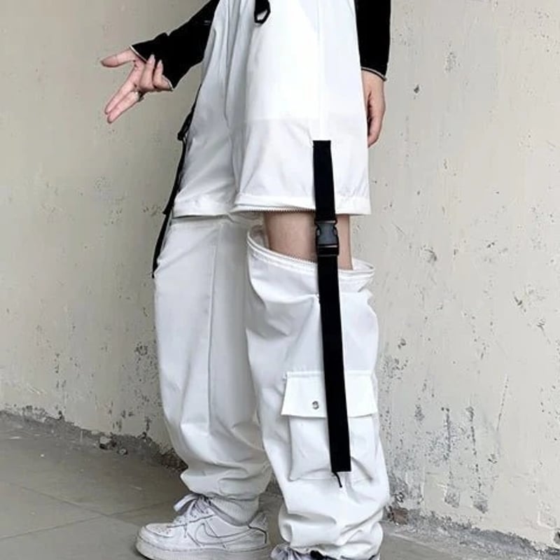 デタッチャブルストラップジョガーパンツ kz035 | 可愛い服量産型服