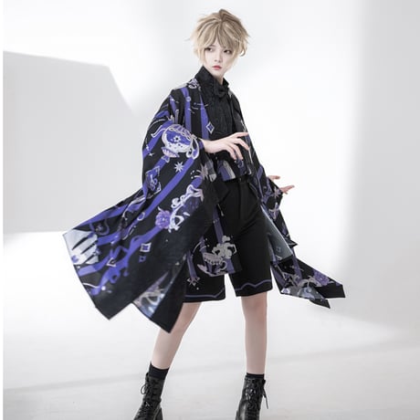 24cmShop (花は酔って雪は緑)スタイリッシュでカジュアルなカーディガンアウター wt054