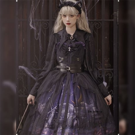 ウィッチタウンジャンバースカートセット：JSK opf060
