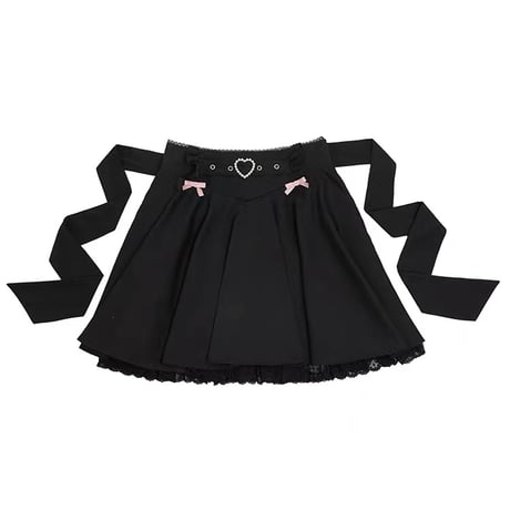 24cmShop 地雷系レースオープンショルダーブラウスとスカートsus011